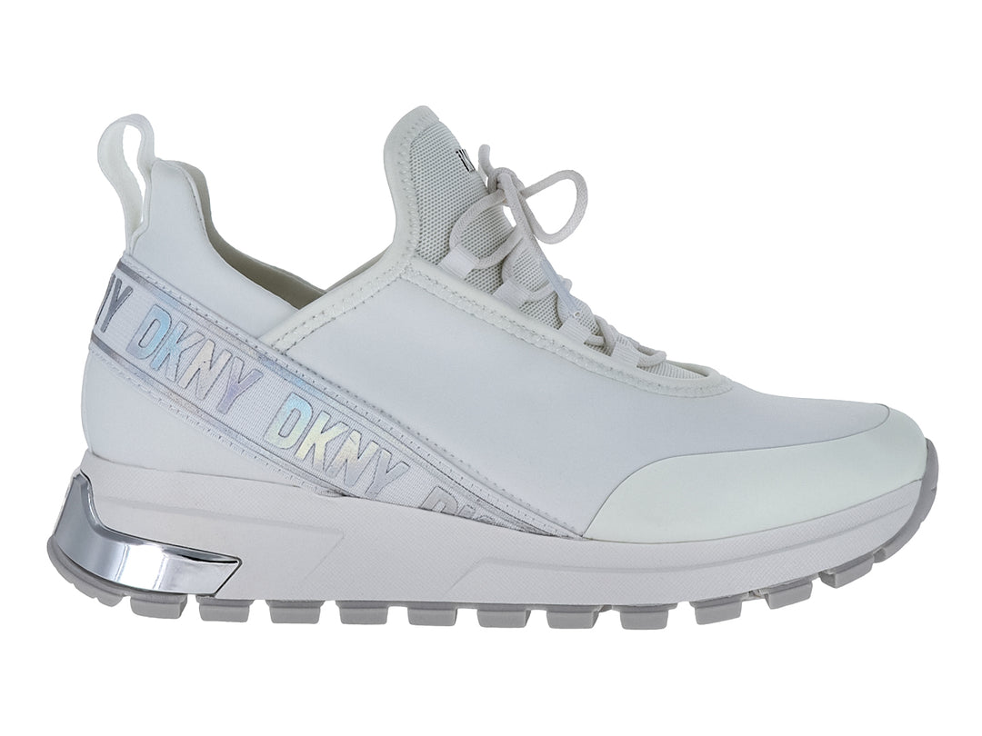 Tenis DKNY Blanco y Plata para Mujer