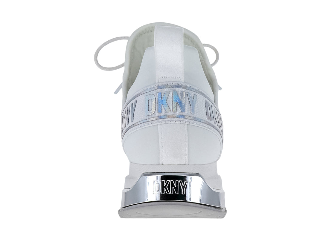 Tenis DKNY Blanco y Plata para Mujer