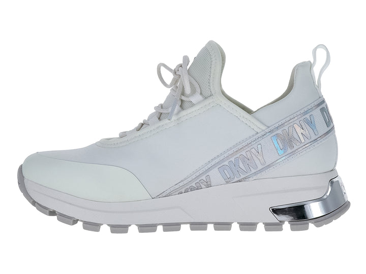Tenis DKNY Blanco y Plata para Mujer