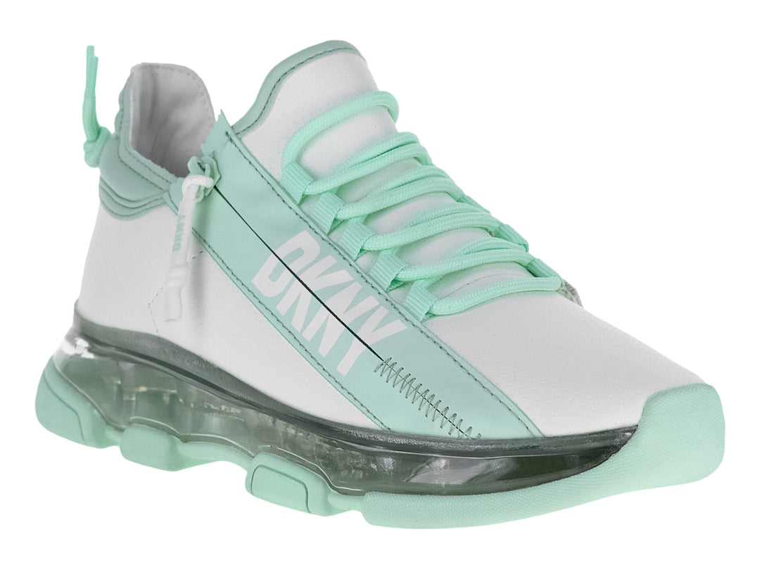 Tenis DKNY Blanco y Verde Agua para Mujer