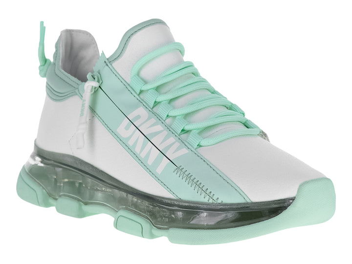 Tenis DKNY Blanco y Verde Agua para Mujer