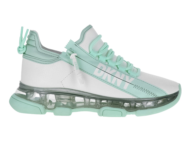Tenis DKNY Blanco y Verde Agua para Mujer