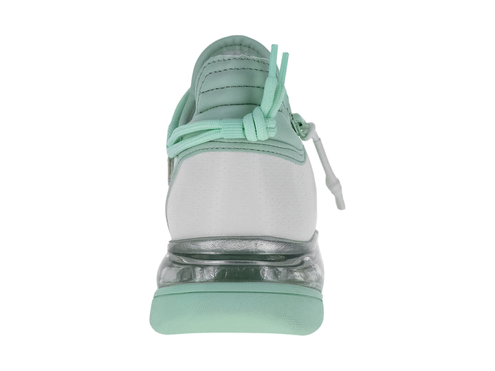 Tenis DKNY Blanco y Verde Agua para Mujer