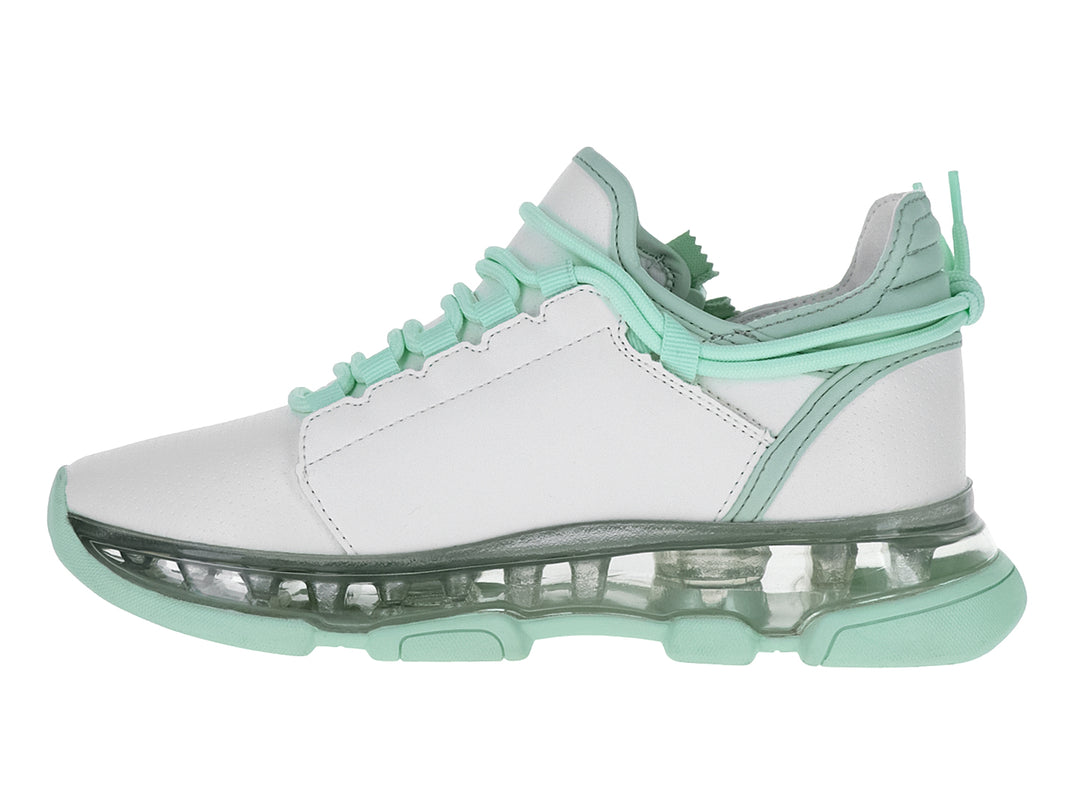 Tenis DKNY Blanco y Verde Agua para Mujer