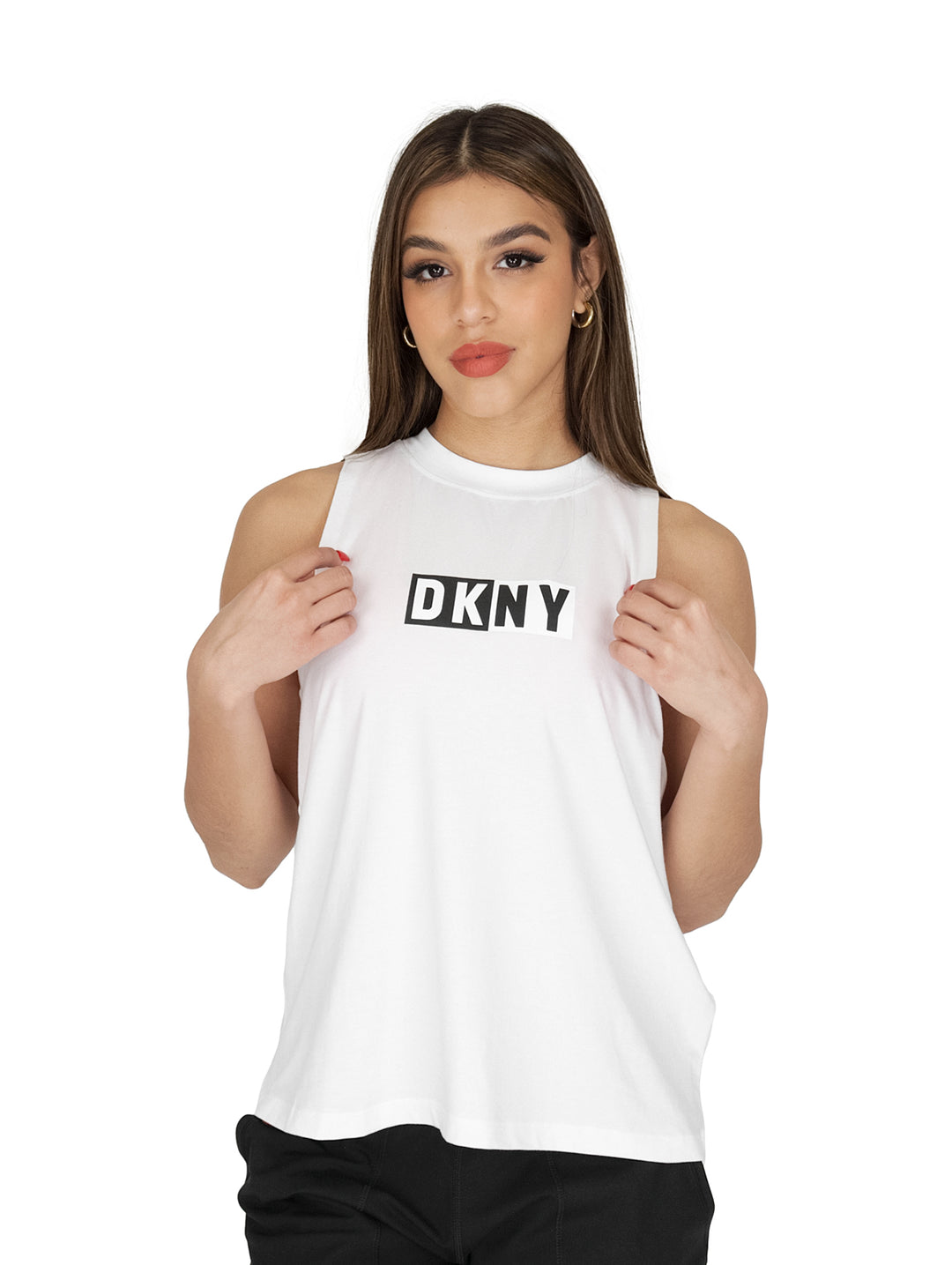 Tank Top DKNY Blanco para Mujer