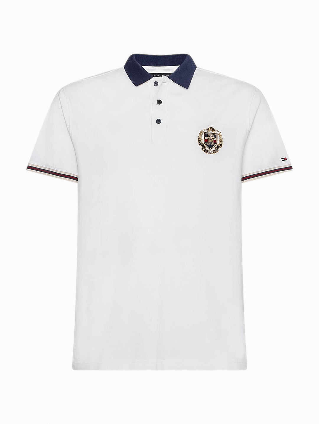 Playera Polo Tommy Hilfiger Blanca para Hombre