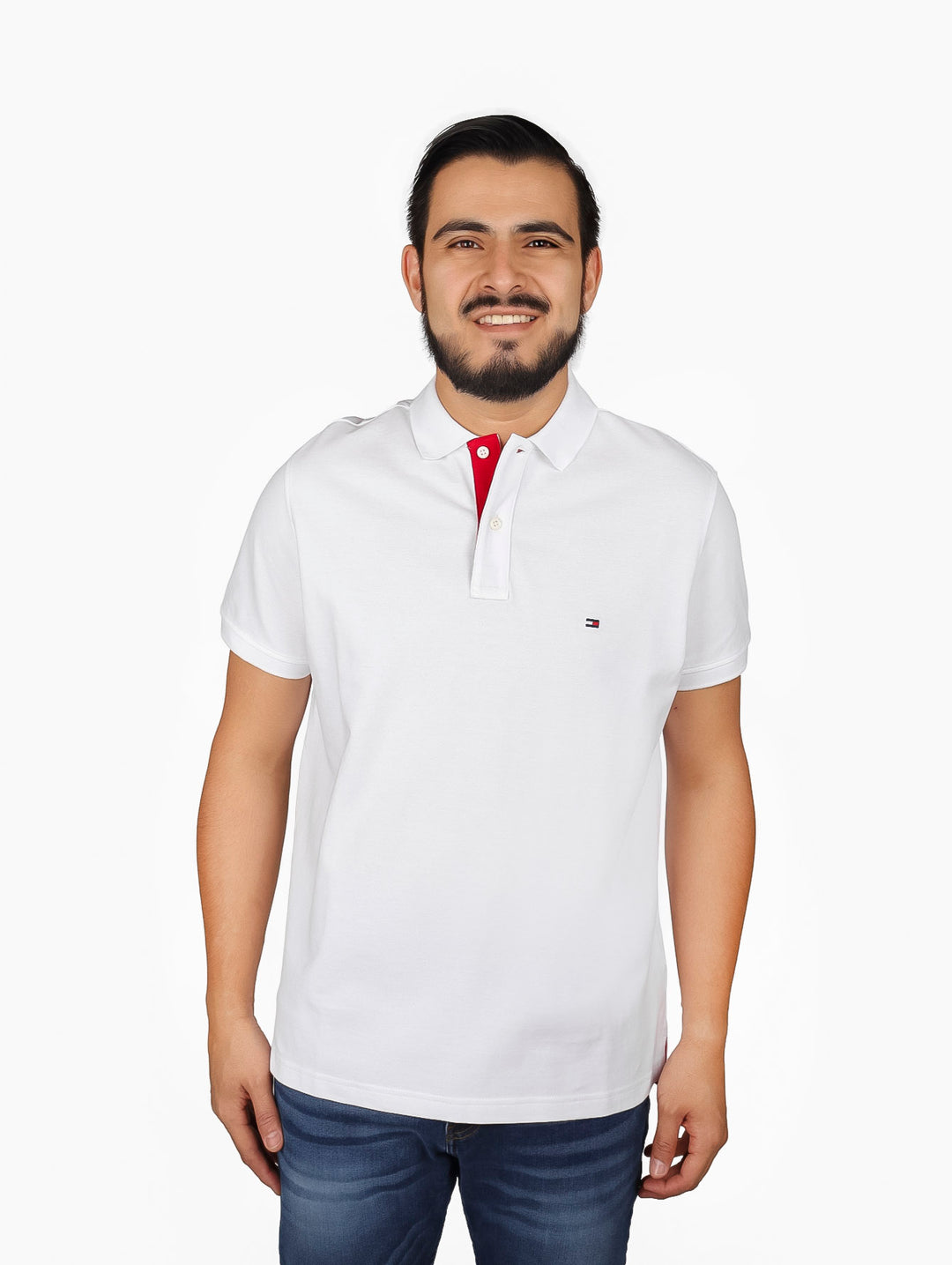 Playera Polo Tommy Hilfiger Blanco para Hombre