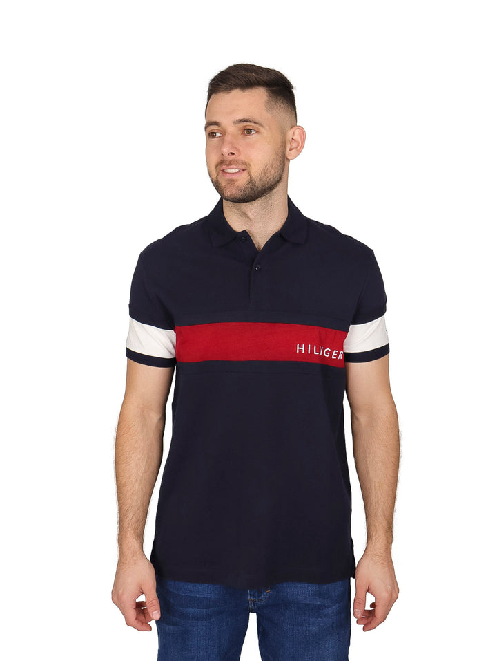 Playera Polo Tommy Hilfiger Azul Marino para Hombre