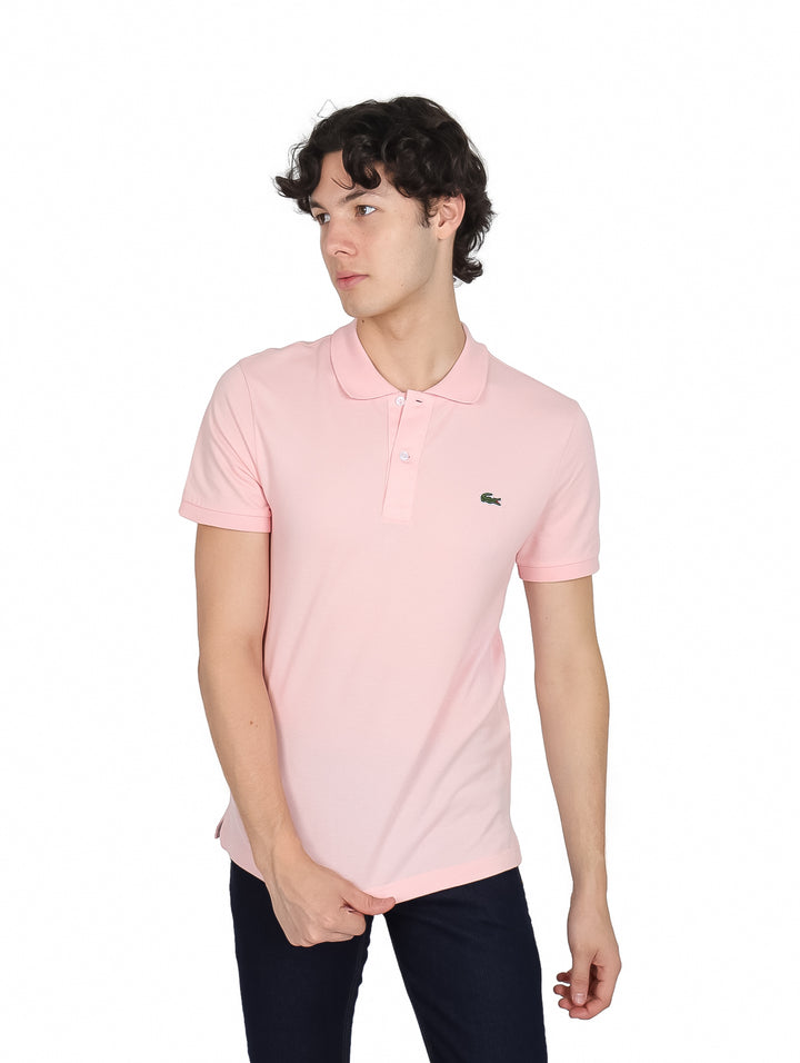 Playera Polo Lacoste Rosa para Hombre