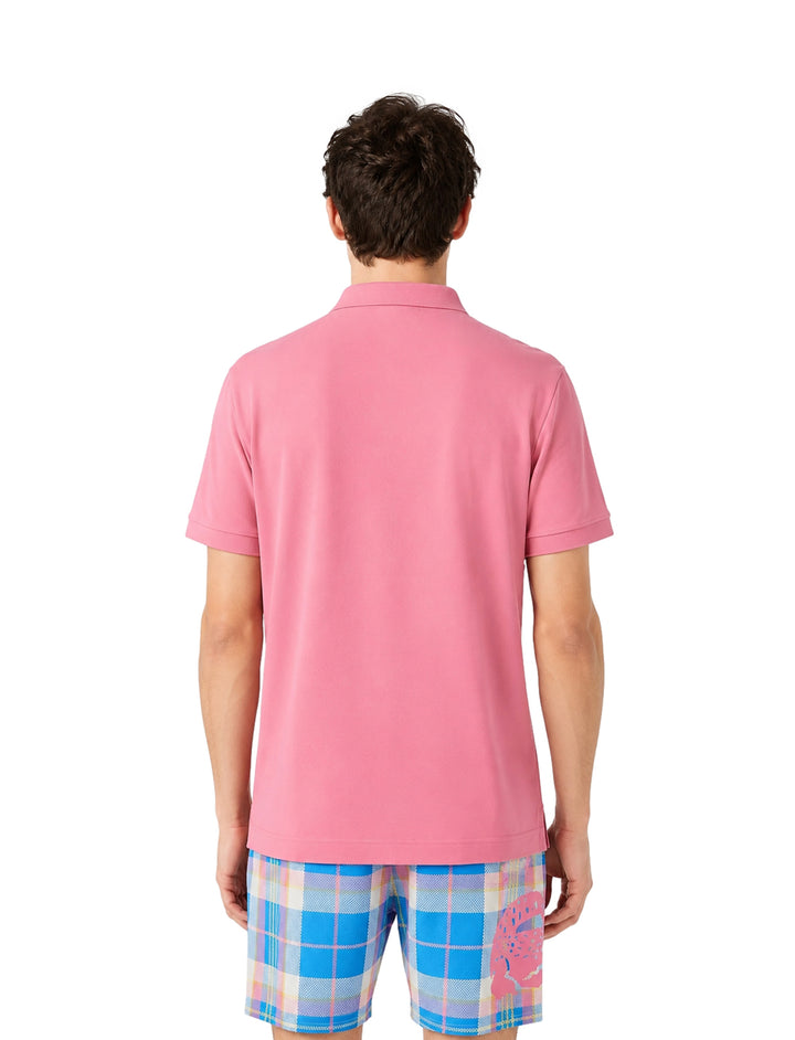 Playera Polo Lacoste Rosa para Hombre