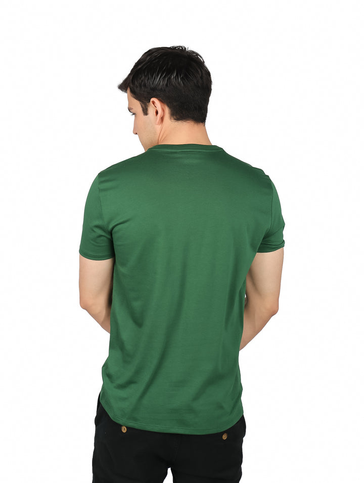 Playera Lacoste Algodón Pima Verde para Hombre