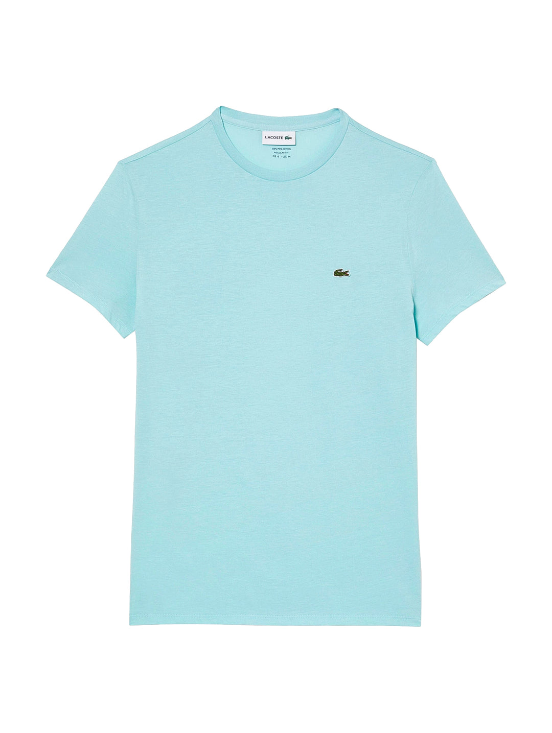 Playera Lacoste Pima Crewneck Azul Claro para Hombre