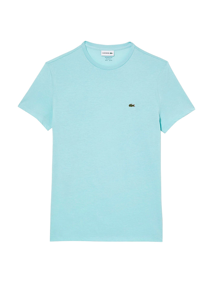 Playera Lacoste Pima Crewneck Azul Claro para Hombre