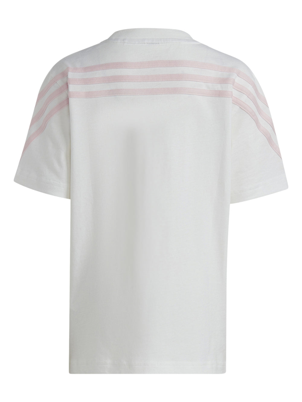 Conjunto infantil Adidas blanco y rosa con estampados de Mickey y Minnie Mouse.