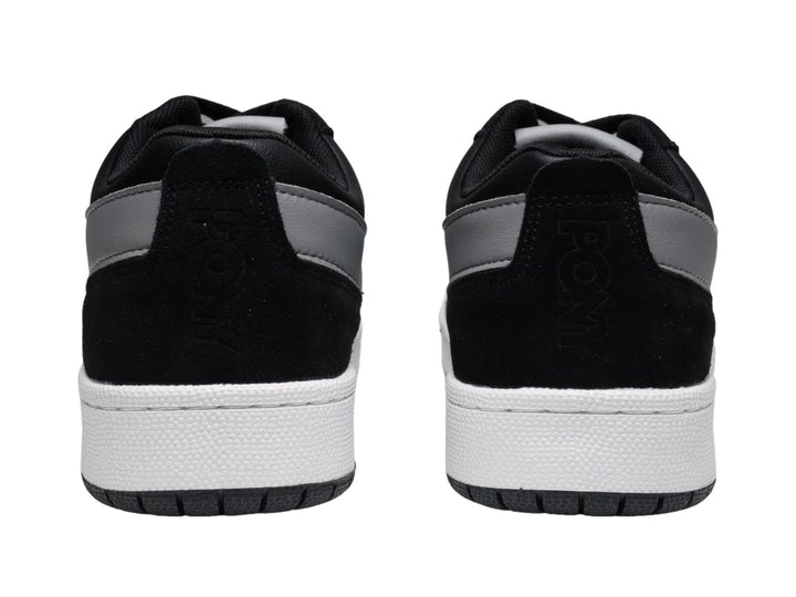 Tenis PONY City Wings color negro con detalles en gris y suela blanca.