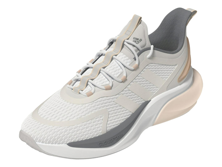 Tenis Adidas Alphabounce Blanco y Gris para Mujer