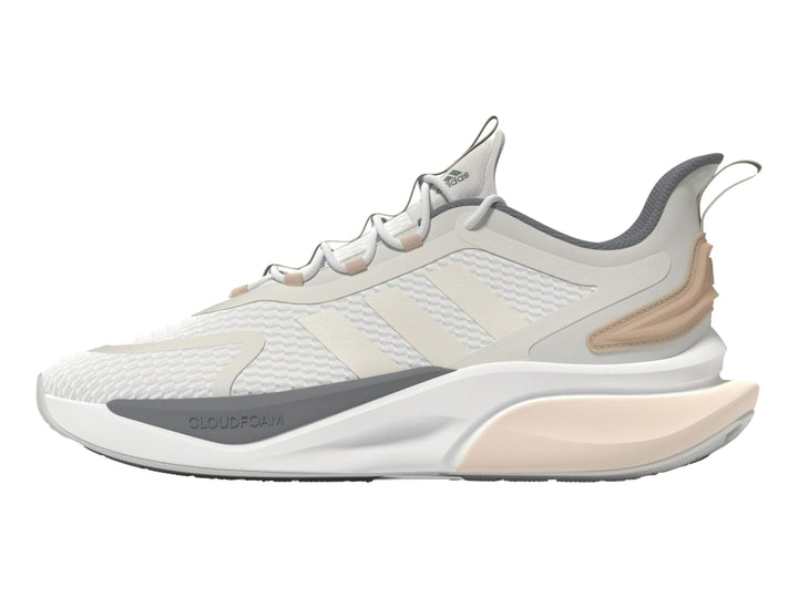 Tenis Adidas Alphabounce Blanco y Gris para Mujer