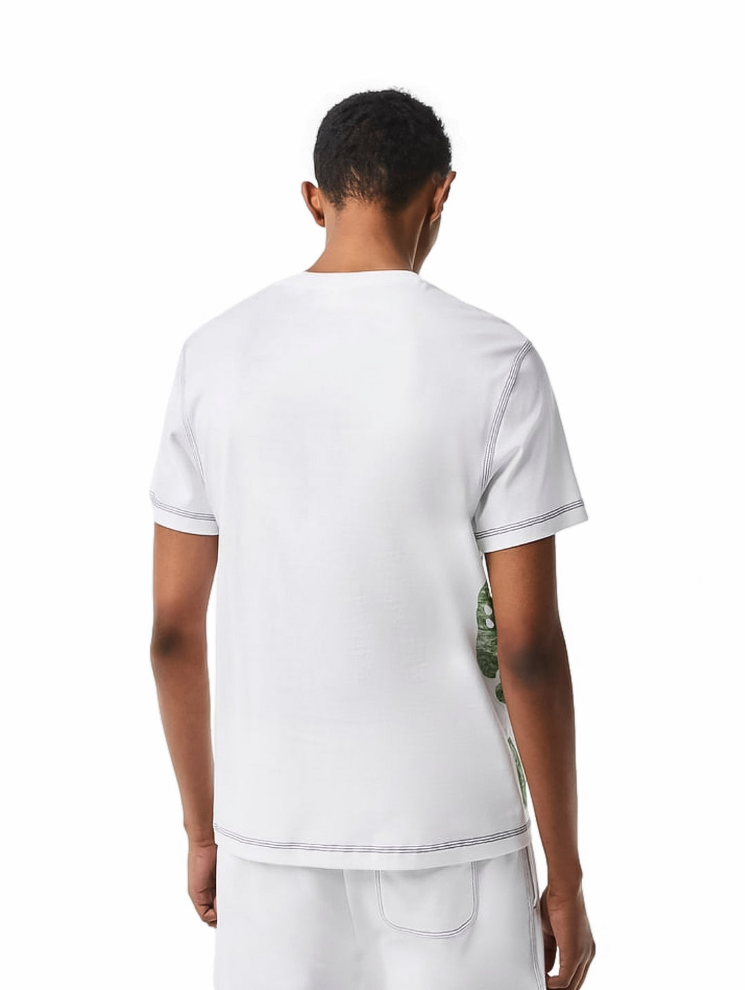 Playera Lacoste Blanca Regular Fit para Hombre