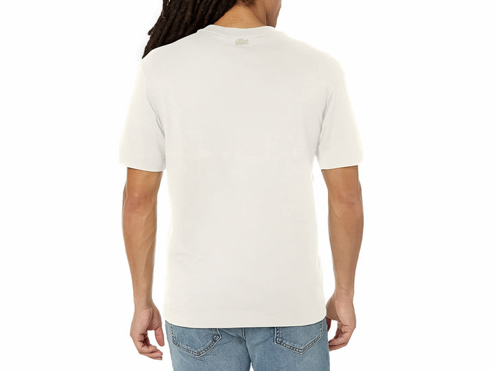 Playera Lacoste Stranger Things Color Farine para Hombre