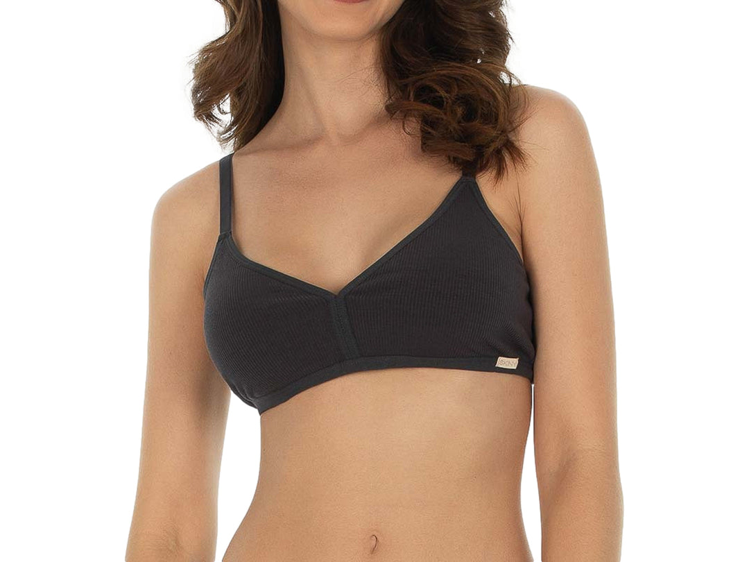 Top Interior Skiny Color Gris para Mujer