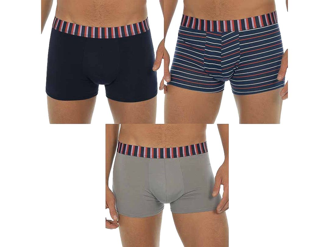 Pack de 3 Bóxers Skiny Multicolor para Hombre
