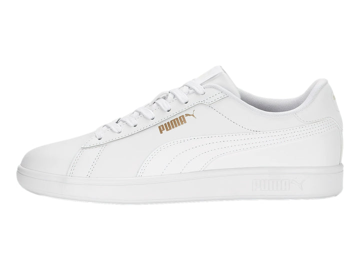 Tenis PUMA Smash 3.0 L Blancos con Dorado para Hombre