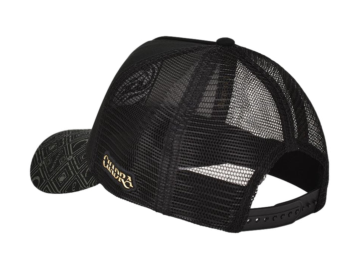 Gorra Cuadra Mantarraya Negro para Hombre