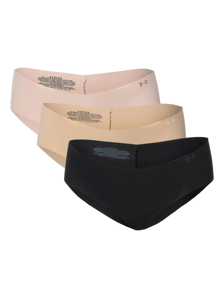 Pack 3 Calzones Hipster Under Armour Negro para Mujer