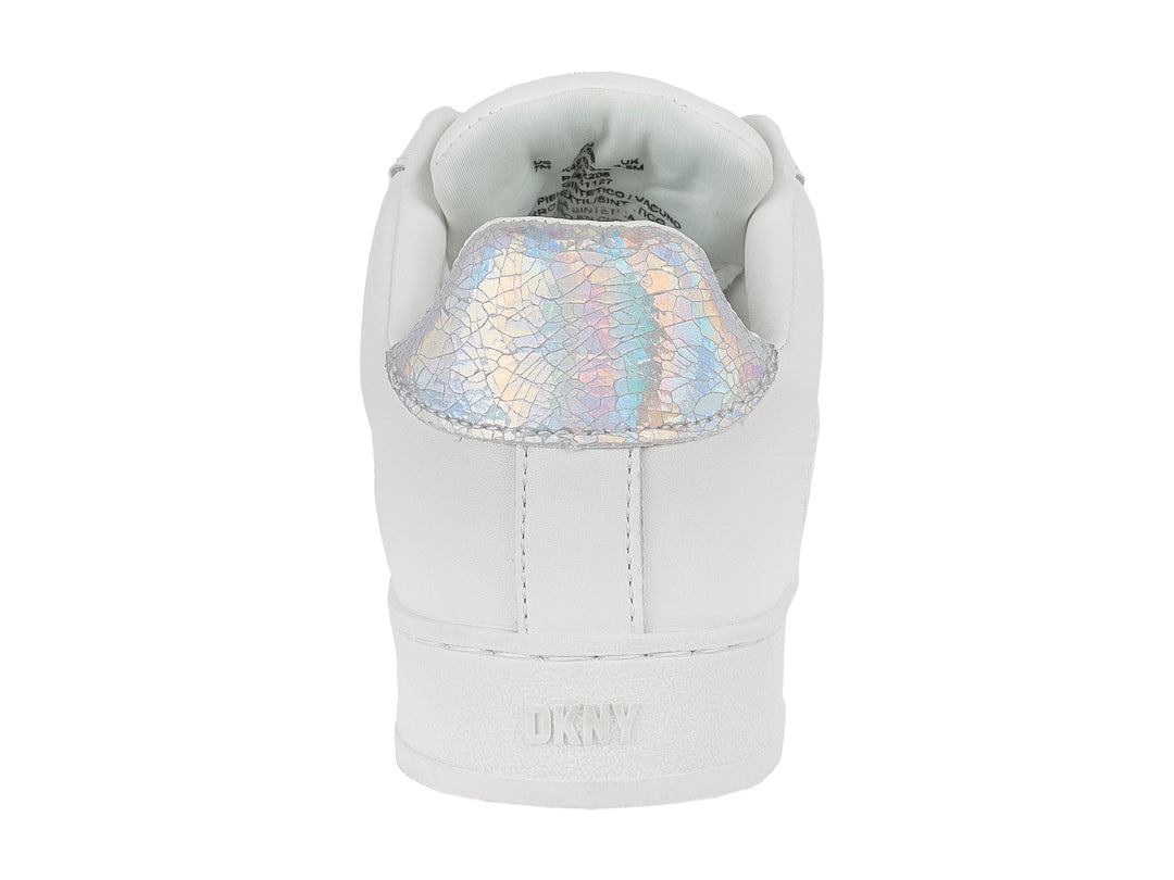 Tenis DKNY Casual Blanco y Plata para Mujer