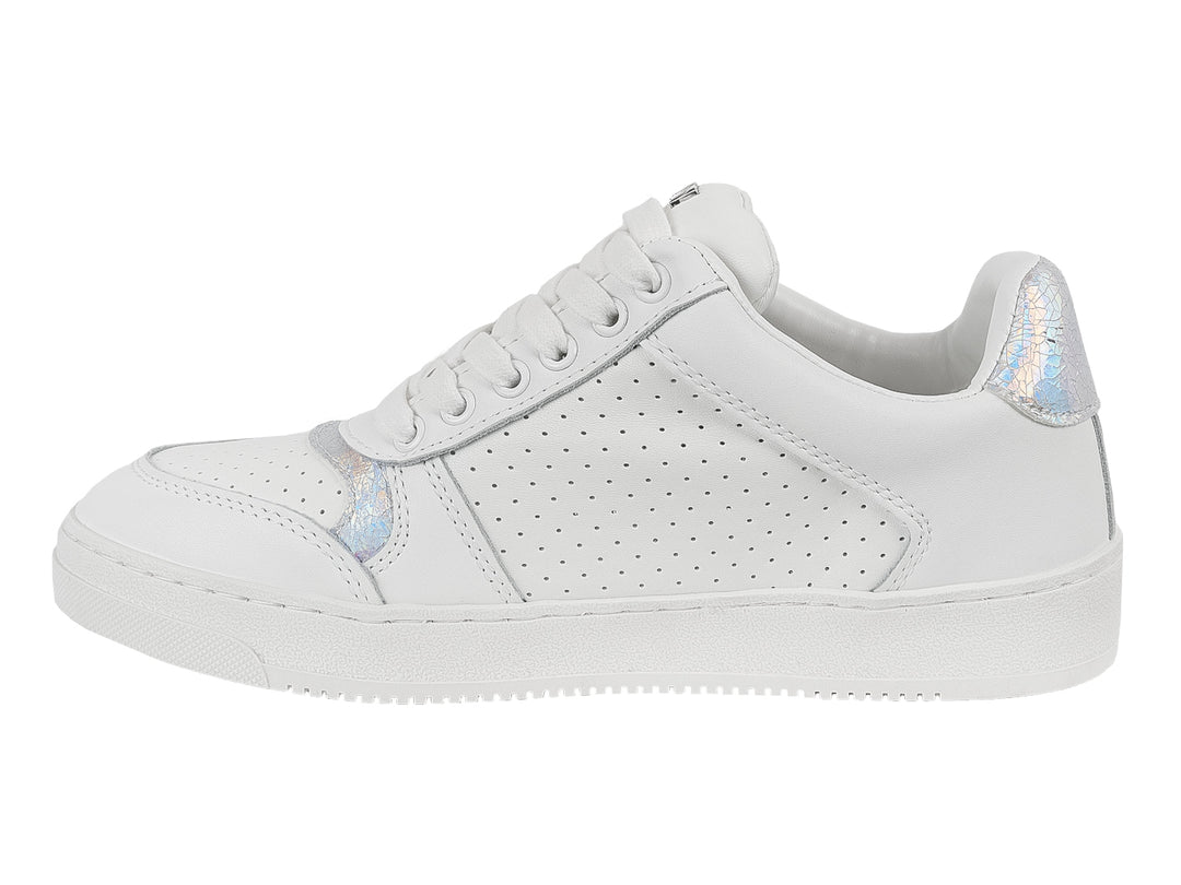 Tenis DKNY Casual Blanco y Plata para Mujer
