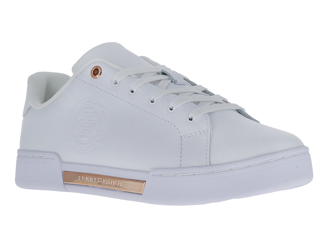 Tenis Tommy Hilfiger Rose Bar Blancos para Mujer