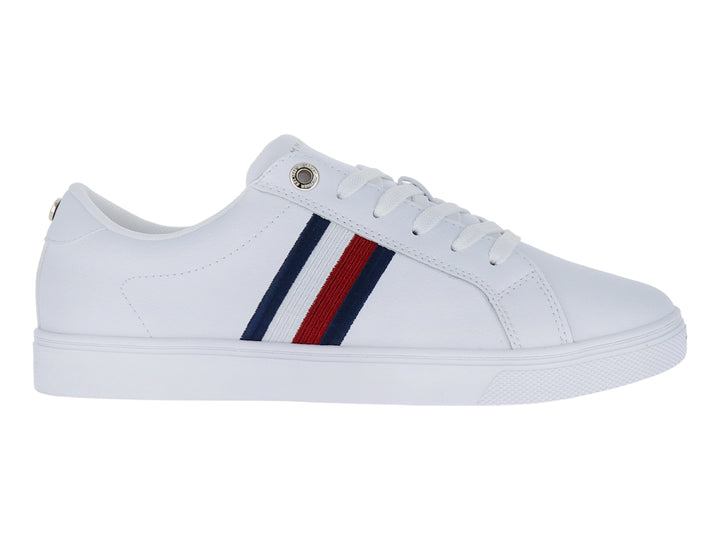 Tenis Tommy Hilfiger Essential Stripes Blancos para Mujer