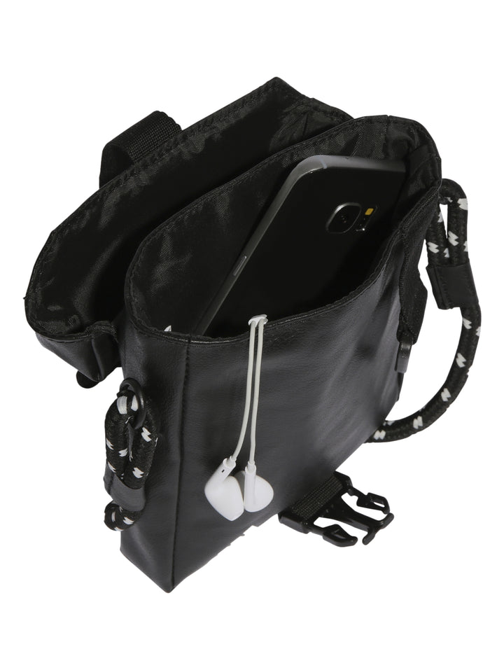 Bolso Adidas PU Ess Bag Negro Blanco Unisex