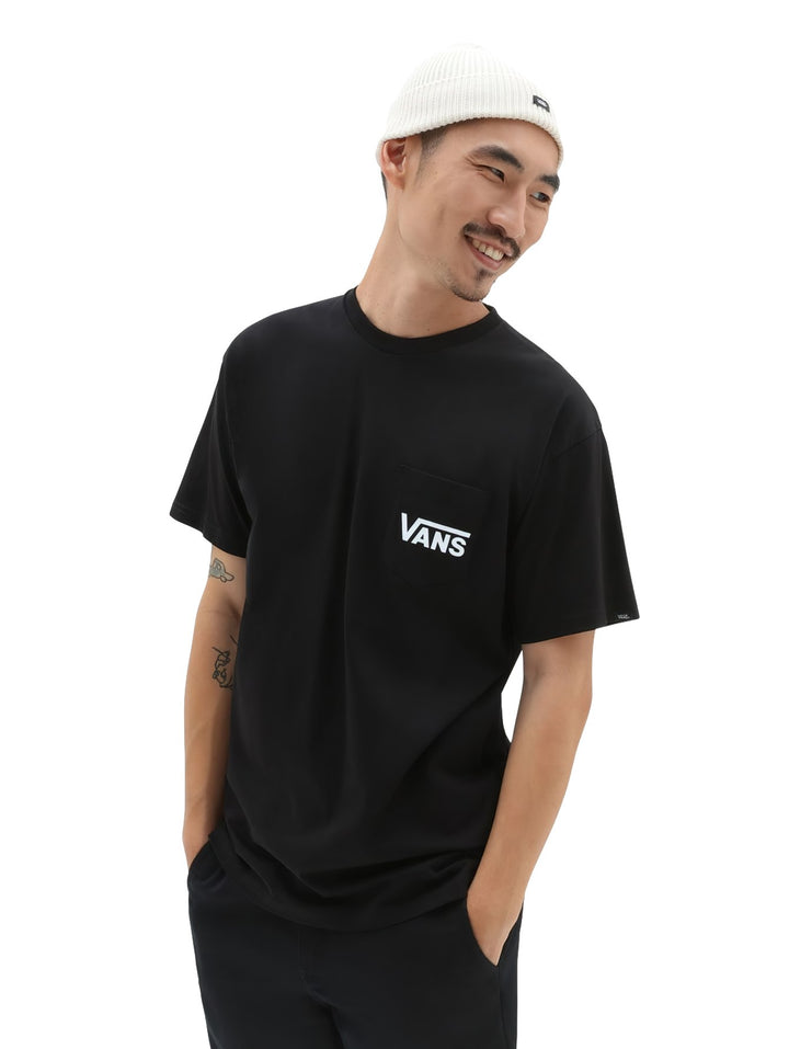 Playera Vans OTW Classic Back Manga Corta Negro/Blanco
