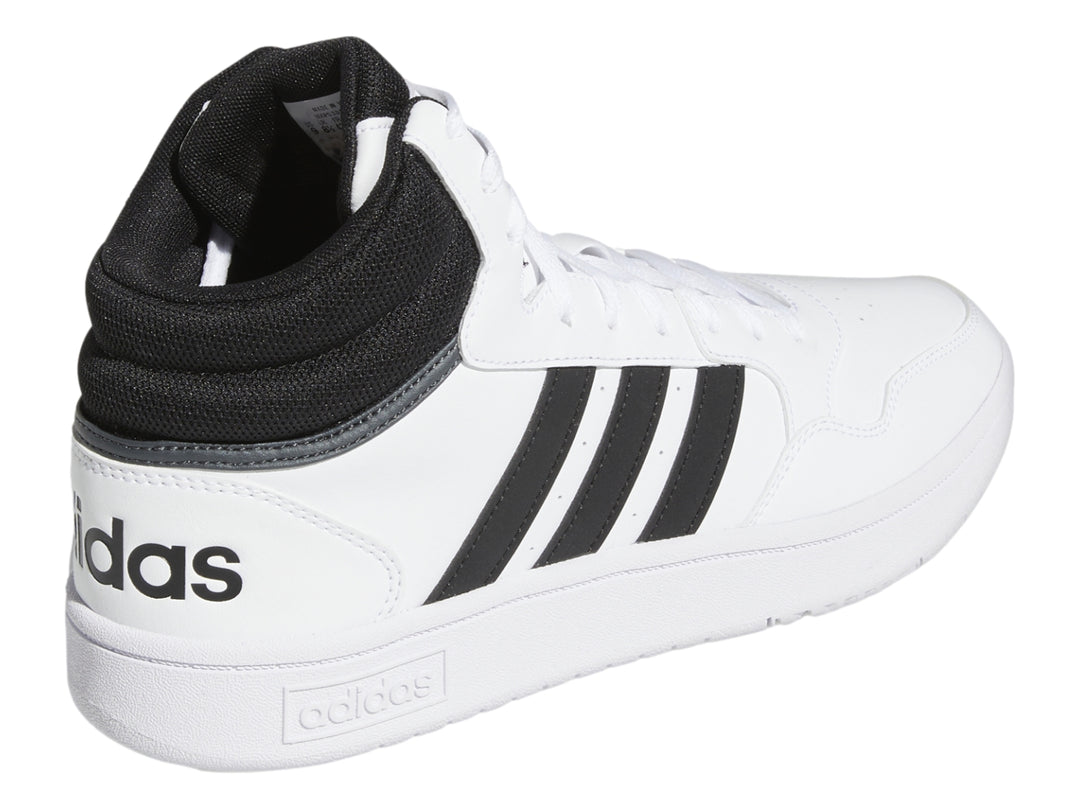 Tenis Adidas Hoops 3.0 Mid Negro para Hombre