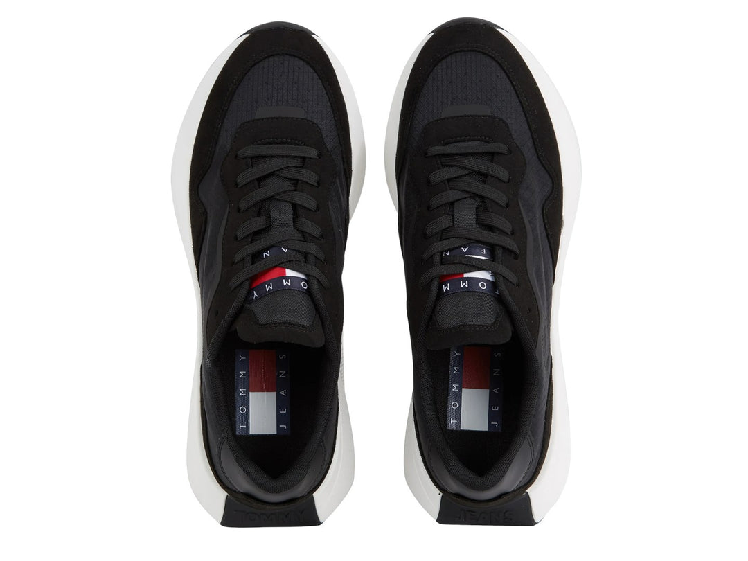 Tenis Tommy Hilfiger TJM Translucent Runner Negro para Hombre