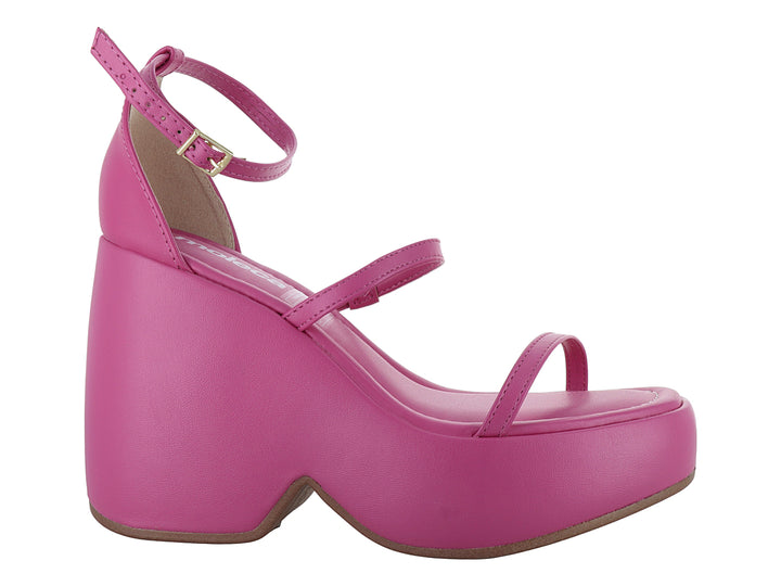 Sandalias de Plataforma Moleca Color Rosa para Mujer