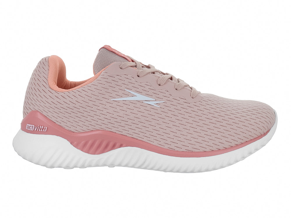 Tenis casuales marca Actvitta en color rosa con suela blanca para Mujer.