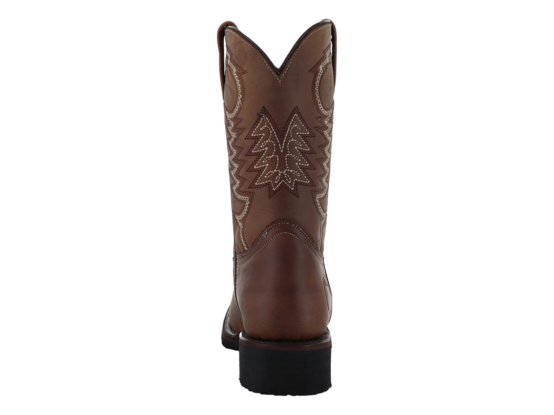Botas Vaqueras Israel Boots Texas Crazy Horse Tabaco para Hombre