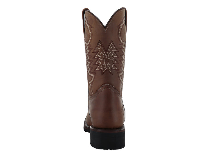 Botas Vaqueras Israel Boots Texas Crazy Horse Tabaco para Hombre