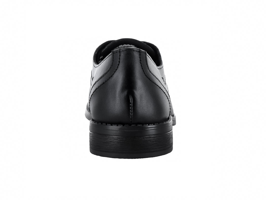 Zapatos Romanos de Piel Negro para Hombre