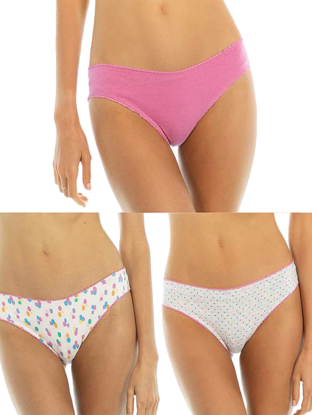 Pack 3 Bikinis Multicolor TOPS &amp; BOTTOMS para Mujer