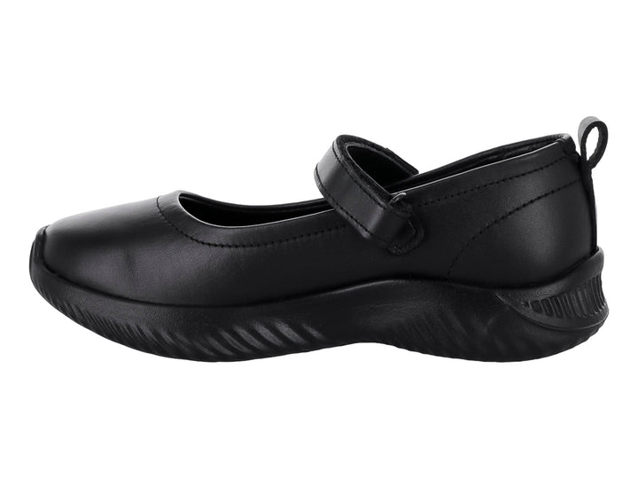 Zapatos Coqueta Negros de Piel para Niña