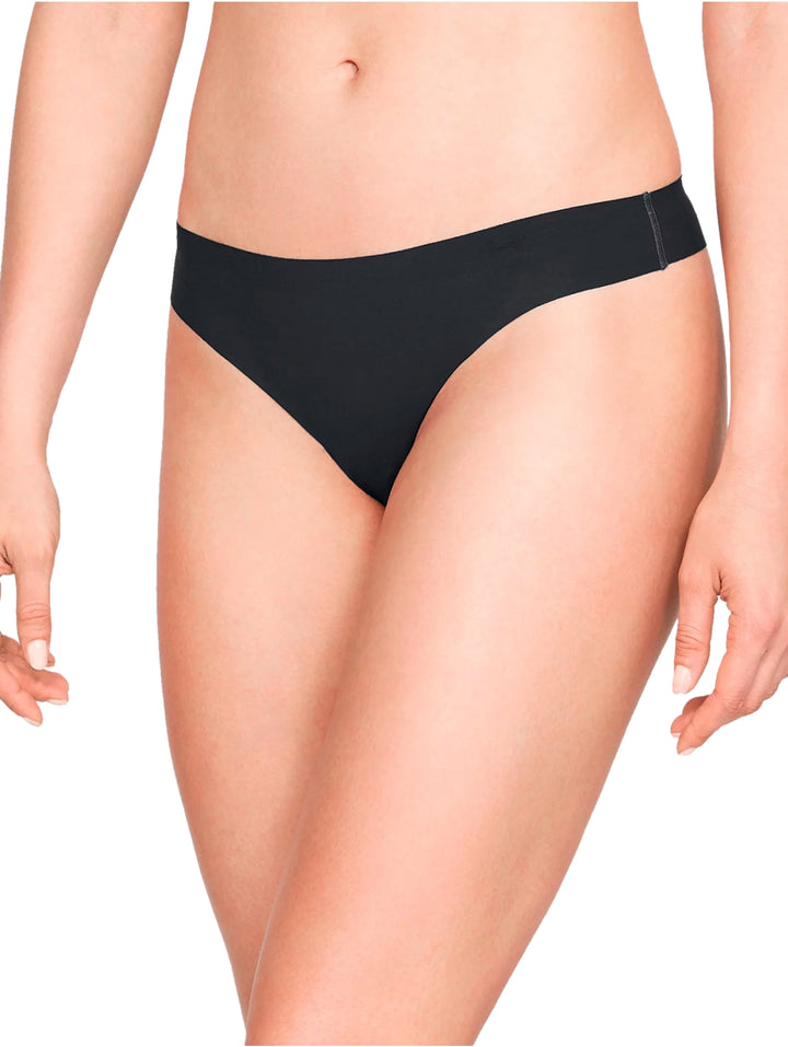 Under Armour Pack 3 Tangas Deportivas Negro