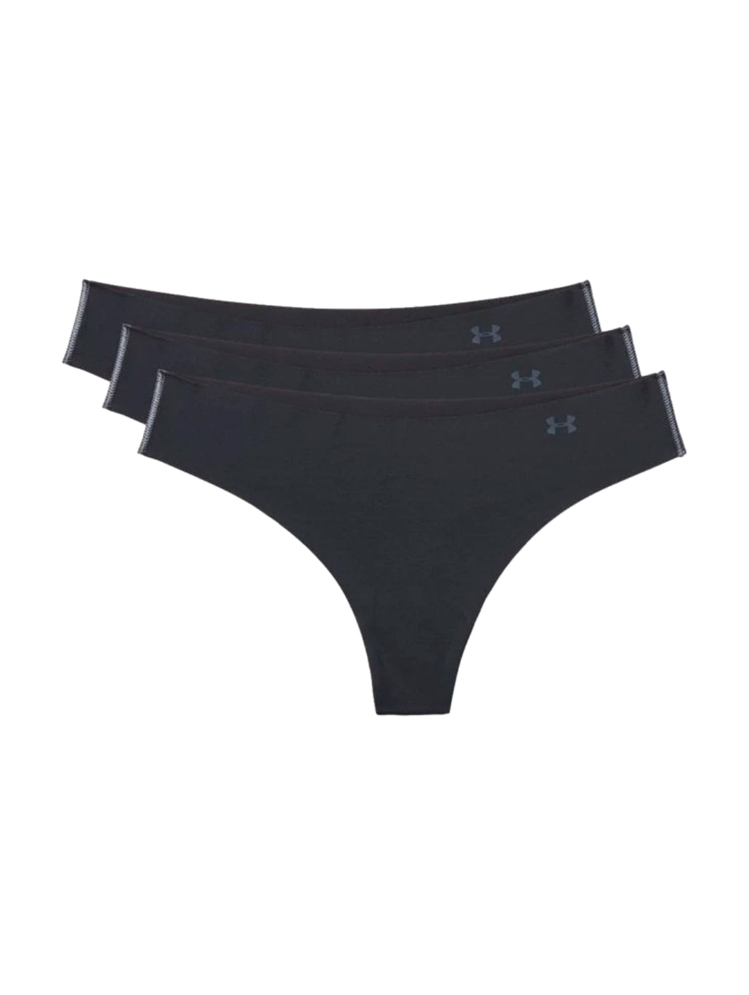 Under Armour Pack 3 Tangas Deportivas Negro