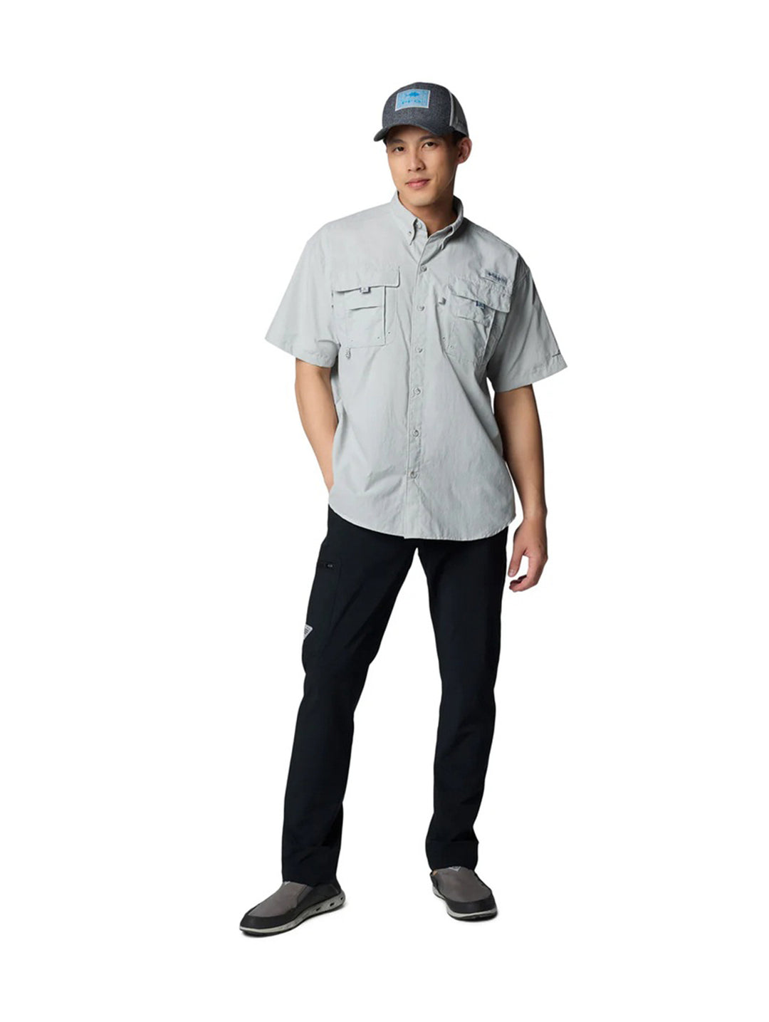 Camisa Columbia Bahama II Color Gris para Hombre
