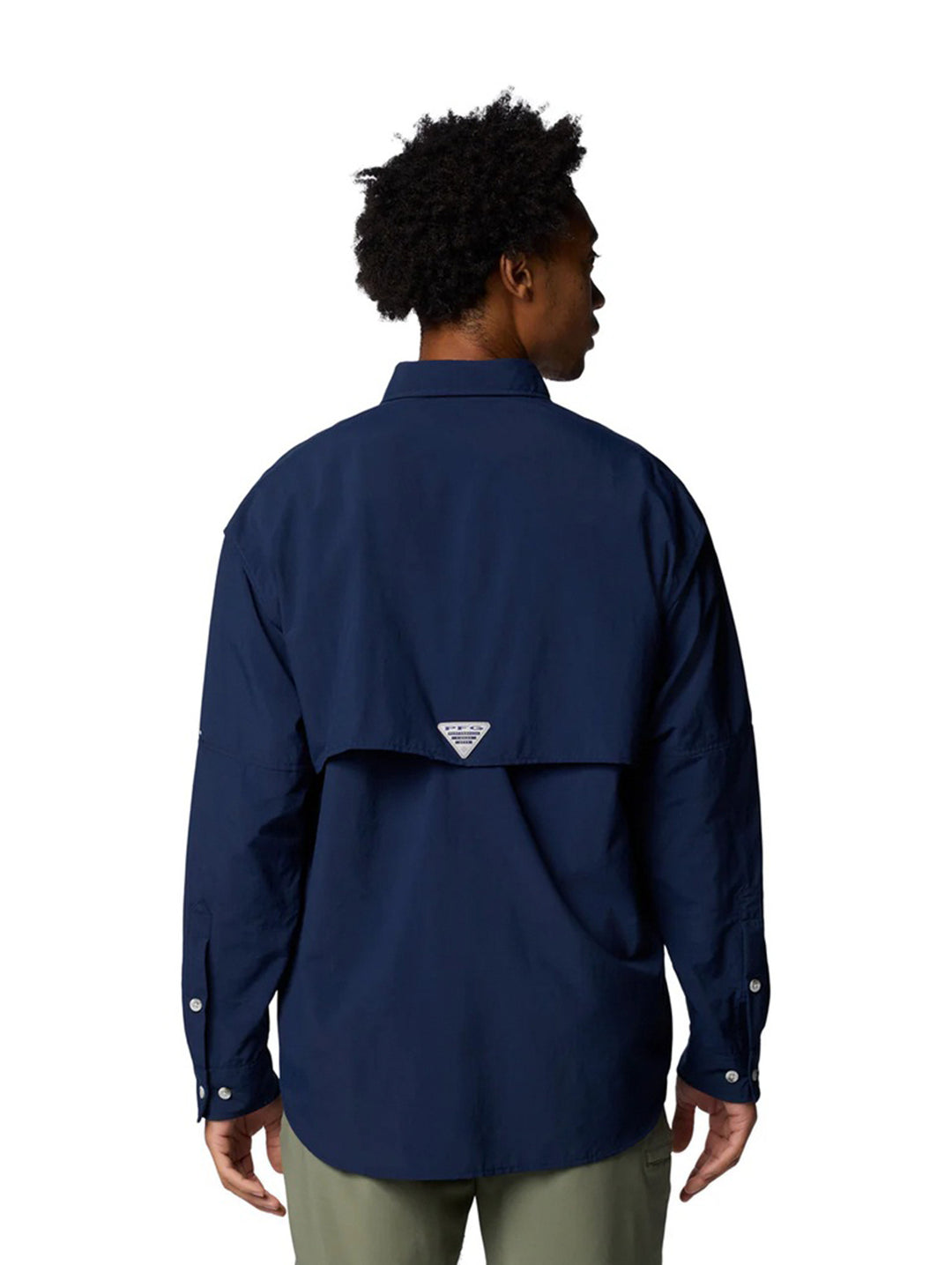 Camisa Columbia Bahama II Manga Larga Azul Marino para Hombre