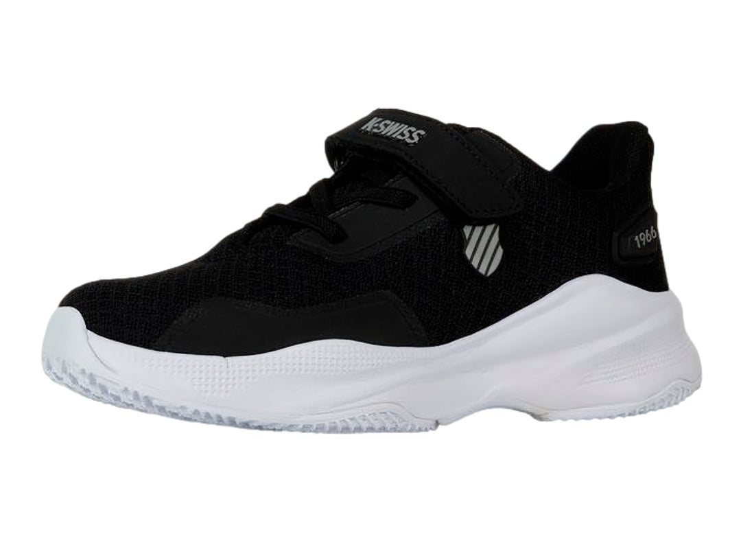 Tenis K-SWISS Mini Force CH Negro y Blanco para Niño