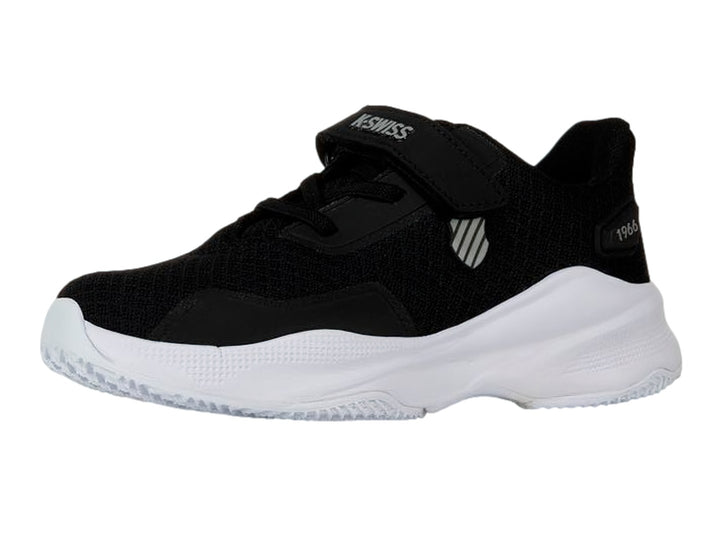 Tenis K-SWISS Mini Force CH Negro y Blanco para Niño