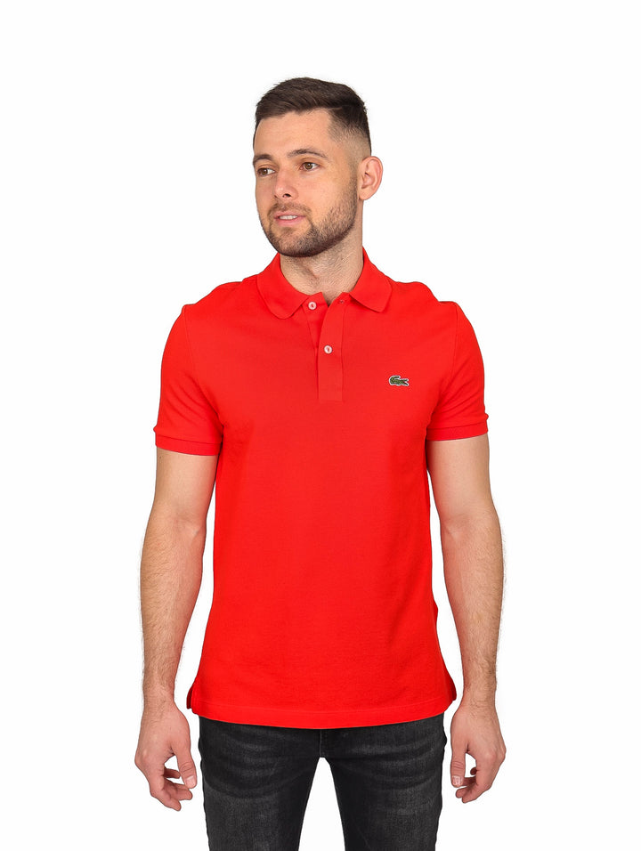 Playera Polo Lacoste L1212 Color Rojo